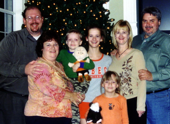 Skinner family with Champlin Family