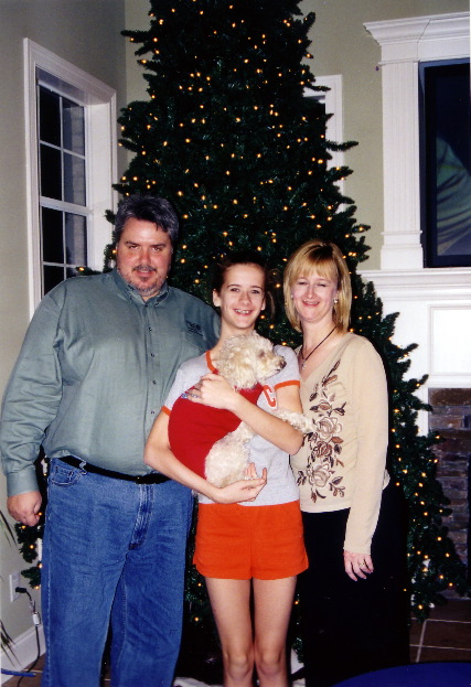Champlin family with tree