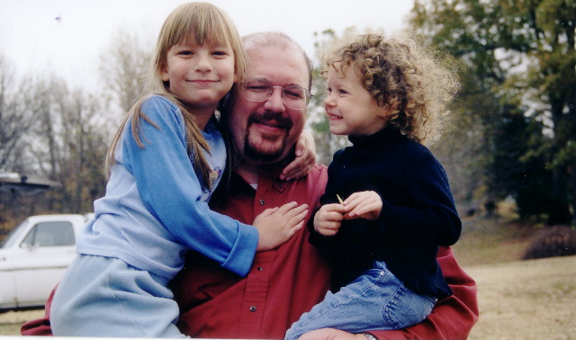 Emily & Emma with Mike
