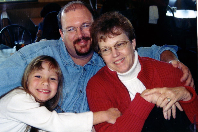 Mike, Emily and Granny Sharon