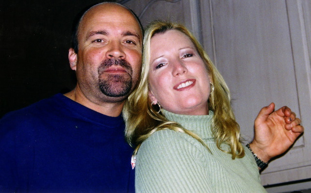 Jamie Eckburg with fiancee Angie Garrisson